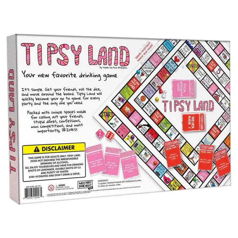 🔥 Last Day Sale 50% Off ⏰ Party Board Game - Fun Drinking Game for Friends 🍷