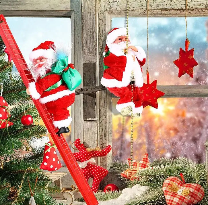 🎅HOT SALE 49% OFF 💖Electric Climbing Ladder Santa🌲