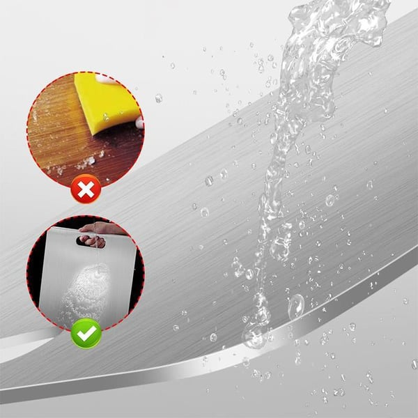 🔥Stainless Steel Double Sided Chopping Board