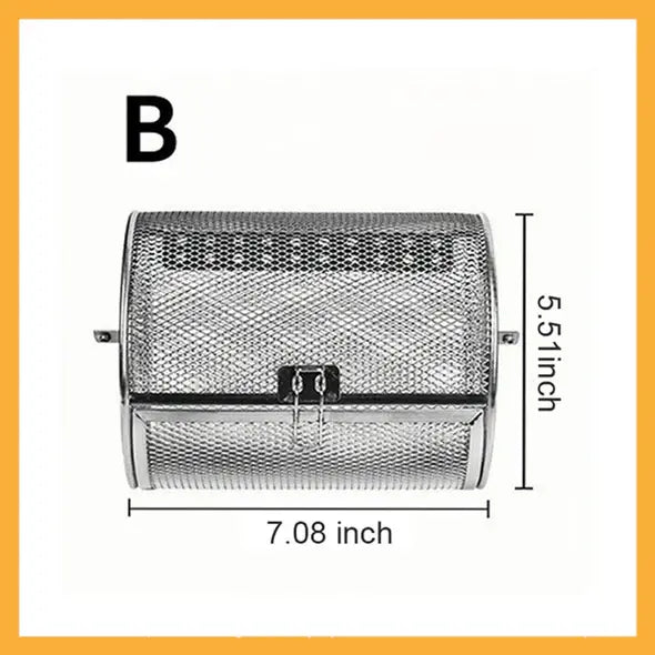🔥HOT SALE 50% OFF 💖Stainless Steel Rotating Grill