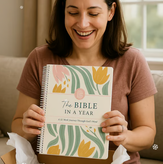 🔥LAST DAY 49% OFF -🙏🏼The Bible In A Year: A 52-Week Journey Through God's Word(✨Hardcover)