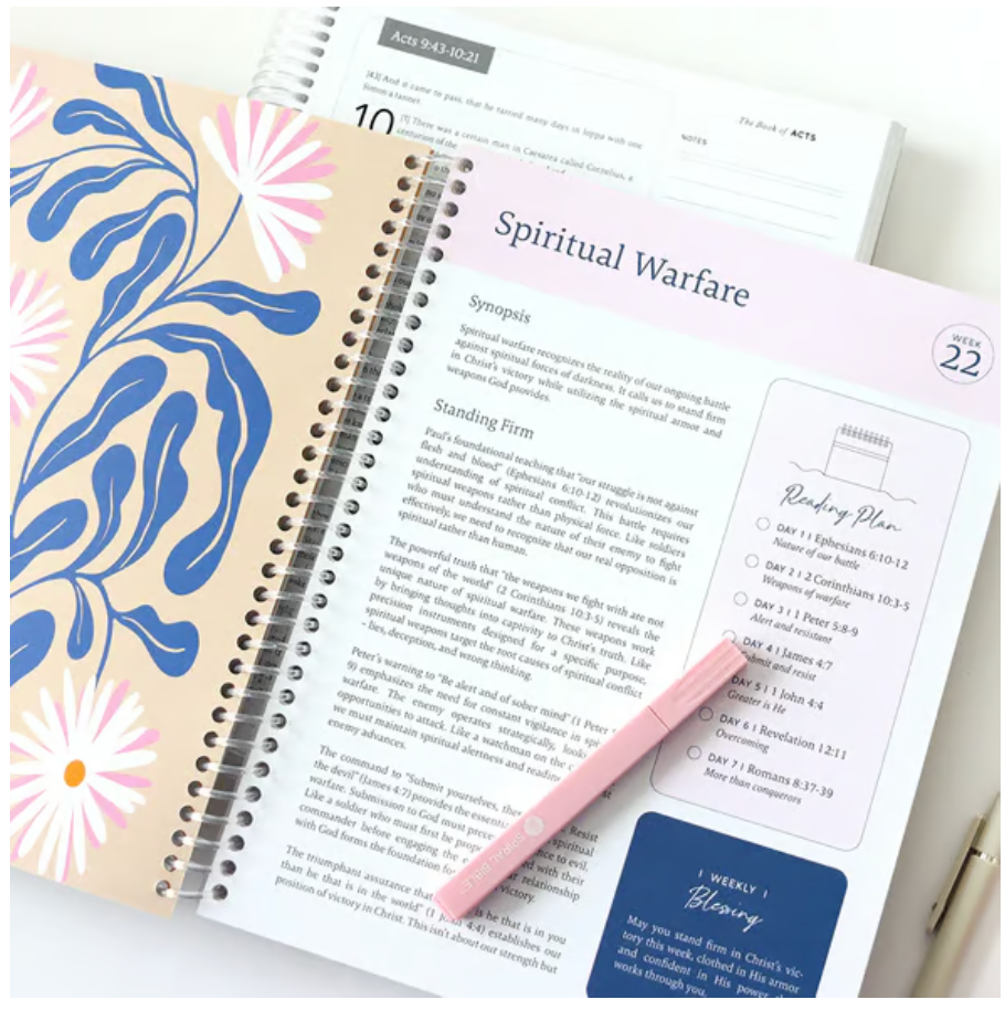 🔥LAST DAY 49% OFF -🙏🏼The Bible In A Year: A 52-Week Journey Through God's Word(✨Hardcover)