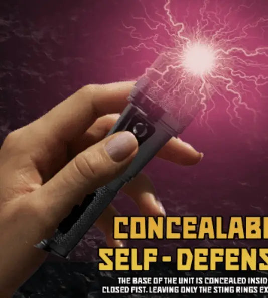 🔥 2025 Survival Sale 75% OFF 🚨 GOOTATIC VoltGuard V95 Stun Torch – Light the Way, Strike When Needed